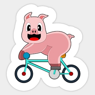 Pig Bicycle Sticker